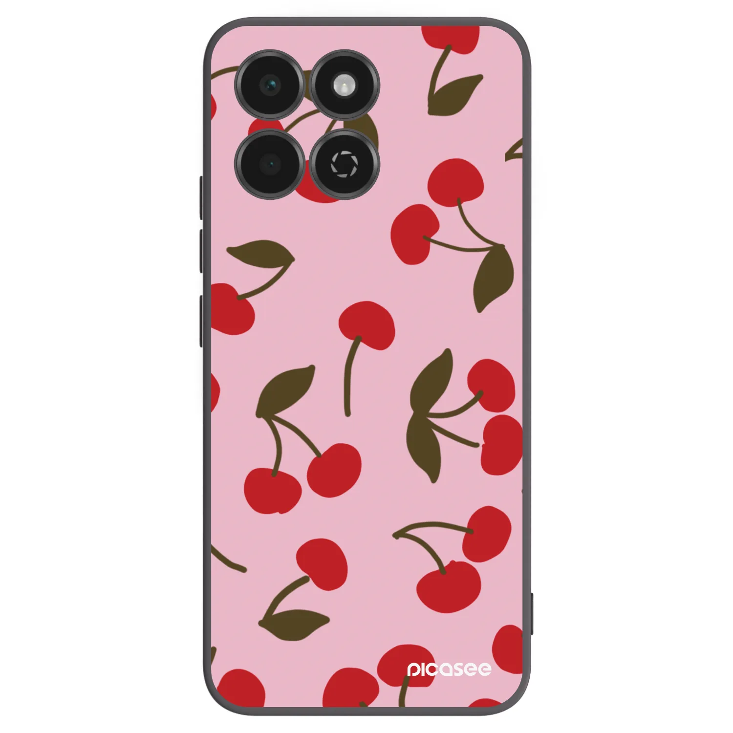 Picasee silikónový čierny obal pre Honor 200 Smart 5G - Cherry