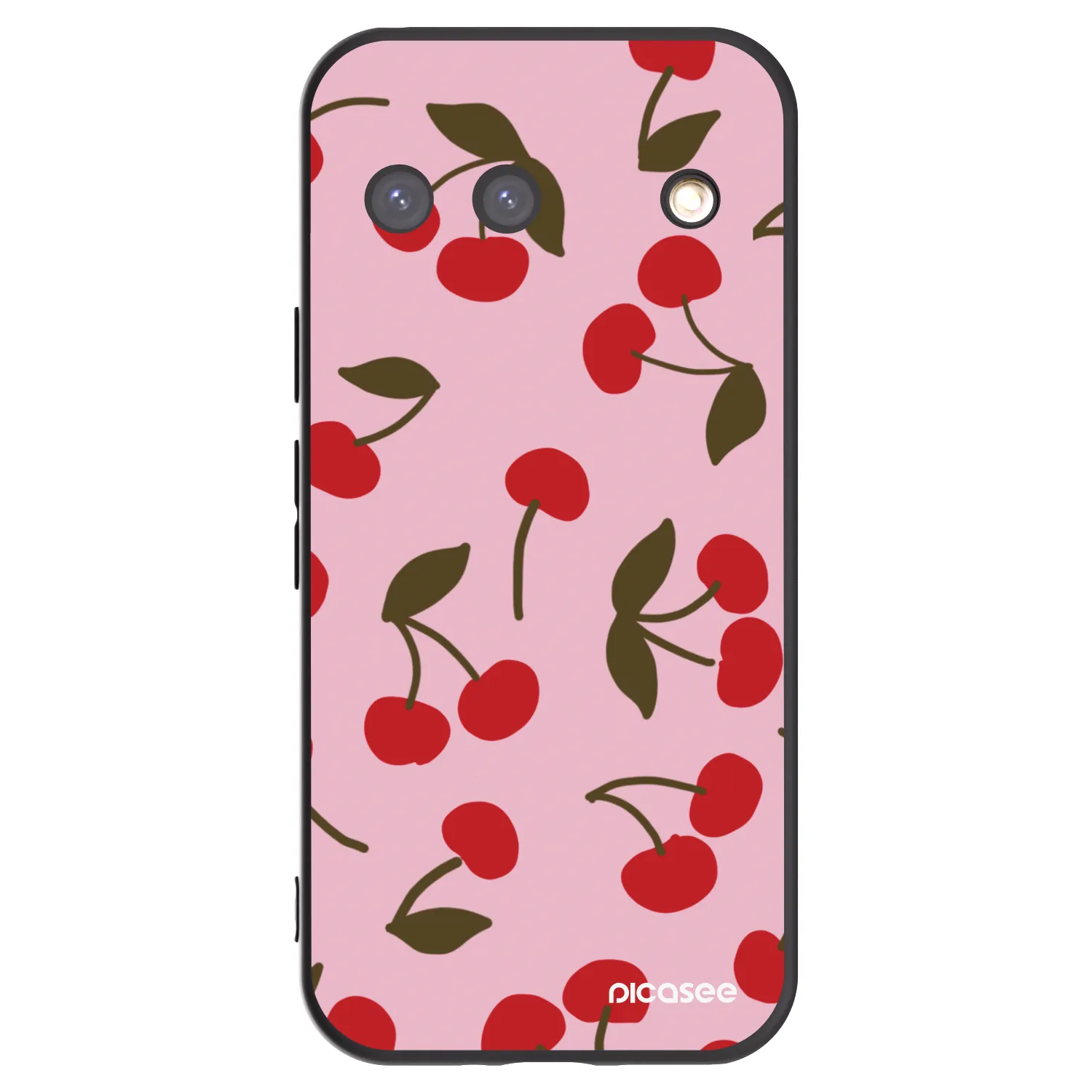 Picasee silikónový čierny obal pre Google Pixel 9 - Cherry