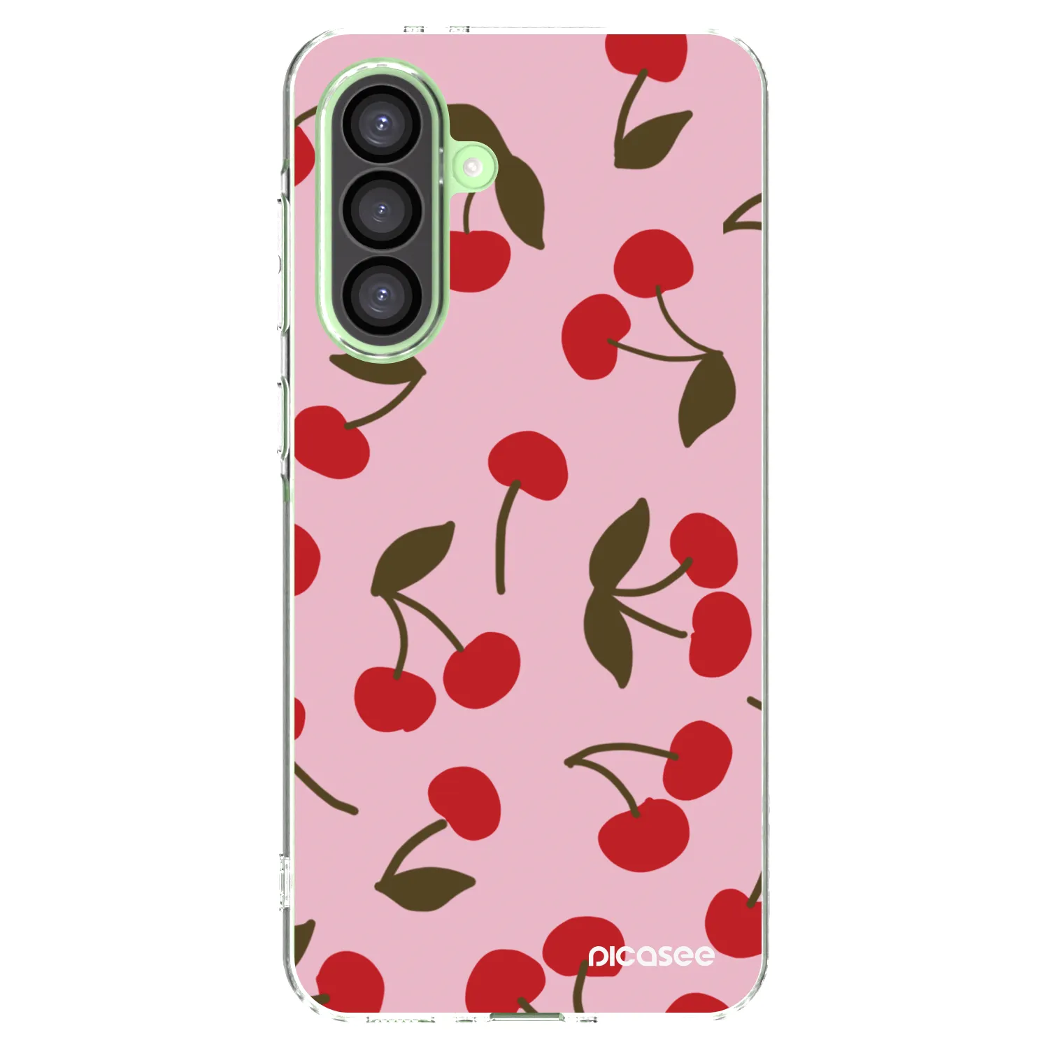 Picasee silikónový prehľadný obal pre Samsung Galaxy A26 5G A266B - Cherry
