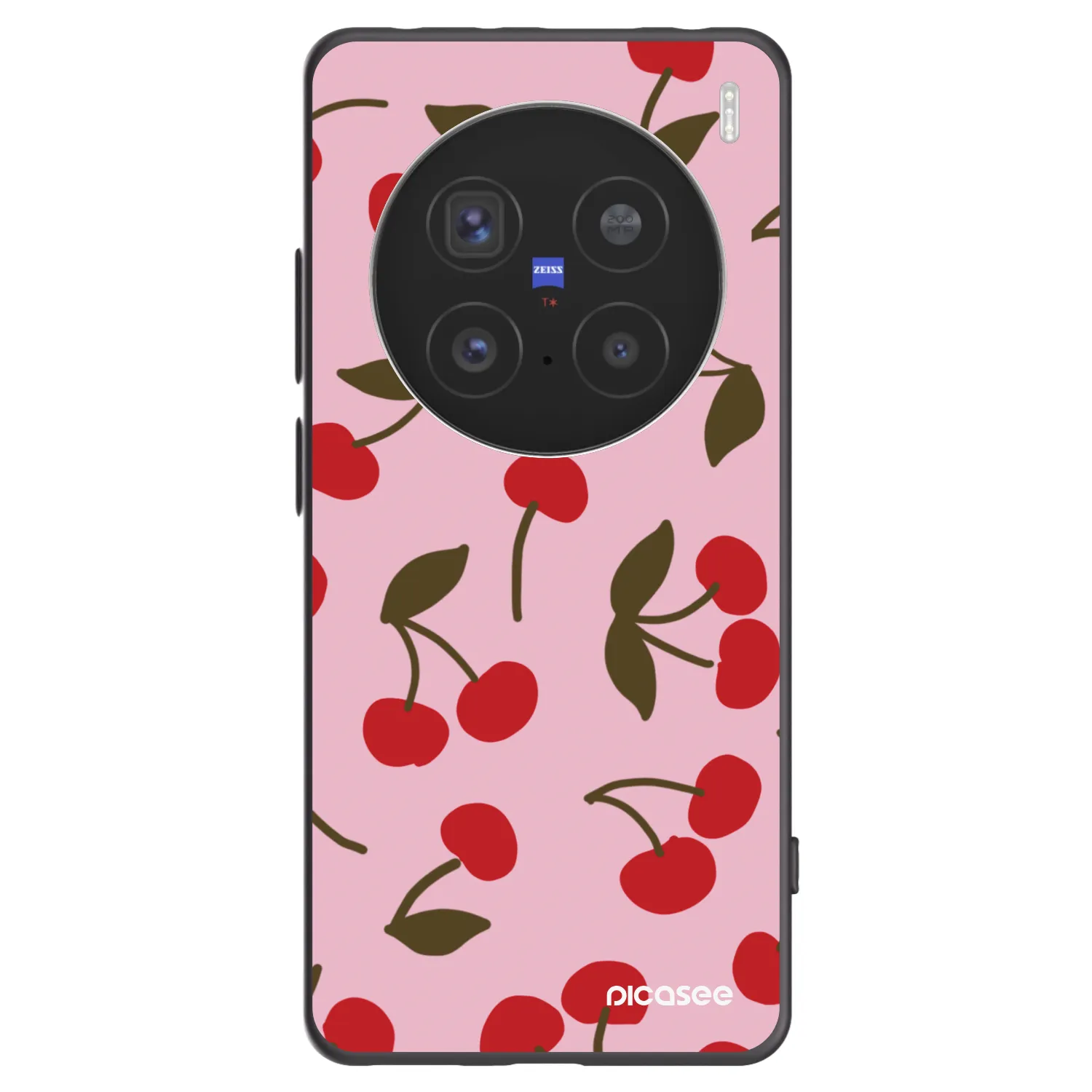 Picasee silikónový čierny obal pre Vivo X200 Pro - Cherry