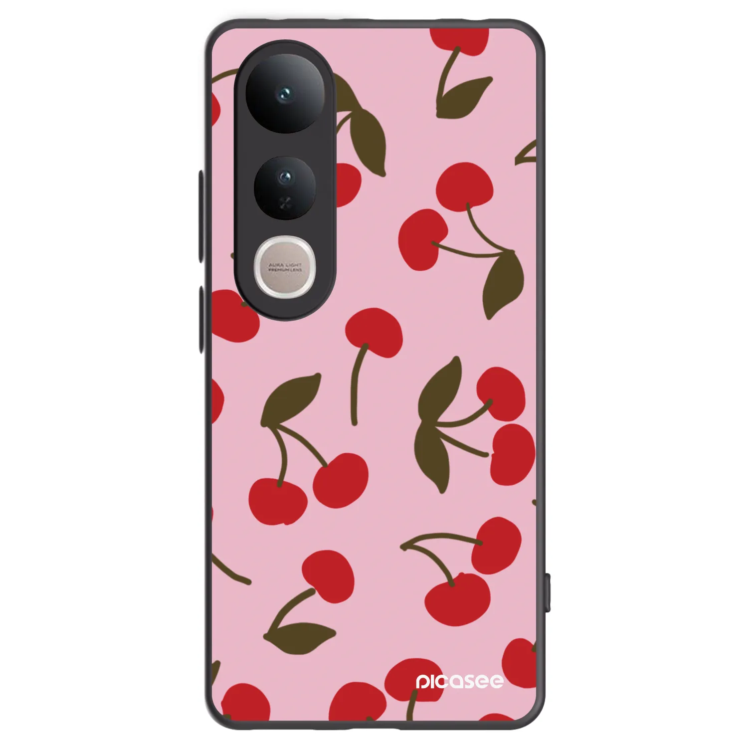 Picasee silikónový čierny obal pre Vivo V50 Lite 5G - Cherry