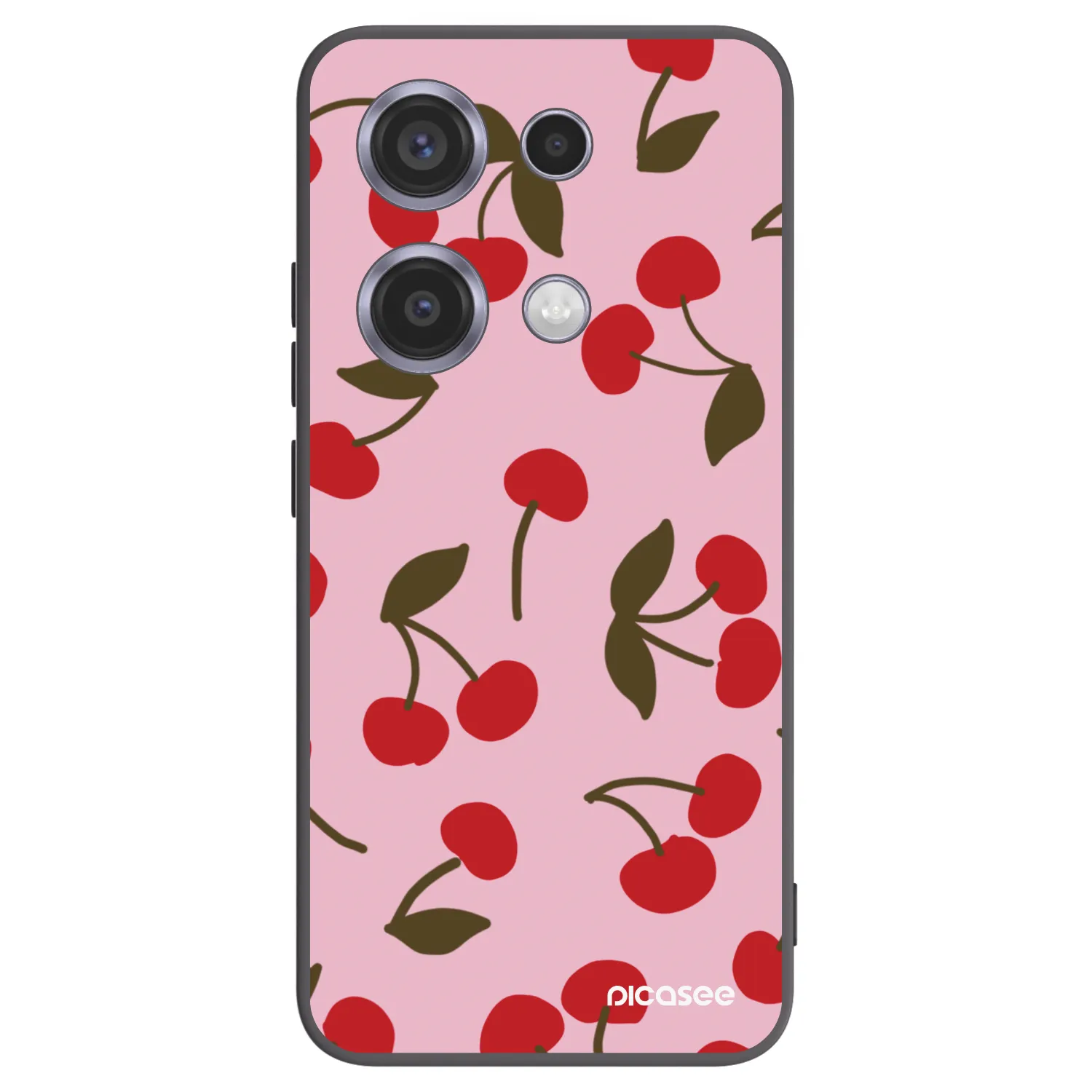 Picasee silikónový čierny obal pre Xiaomi Redmi Note 14S - Cherry