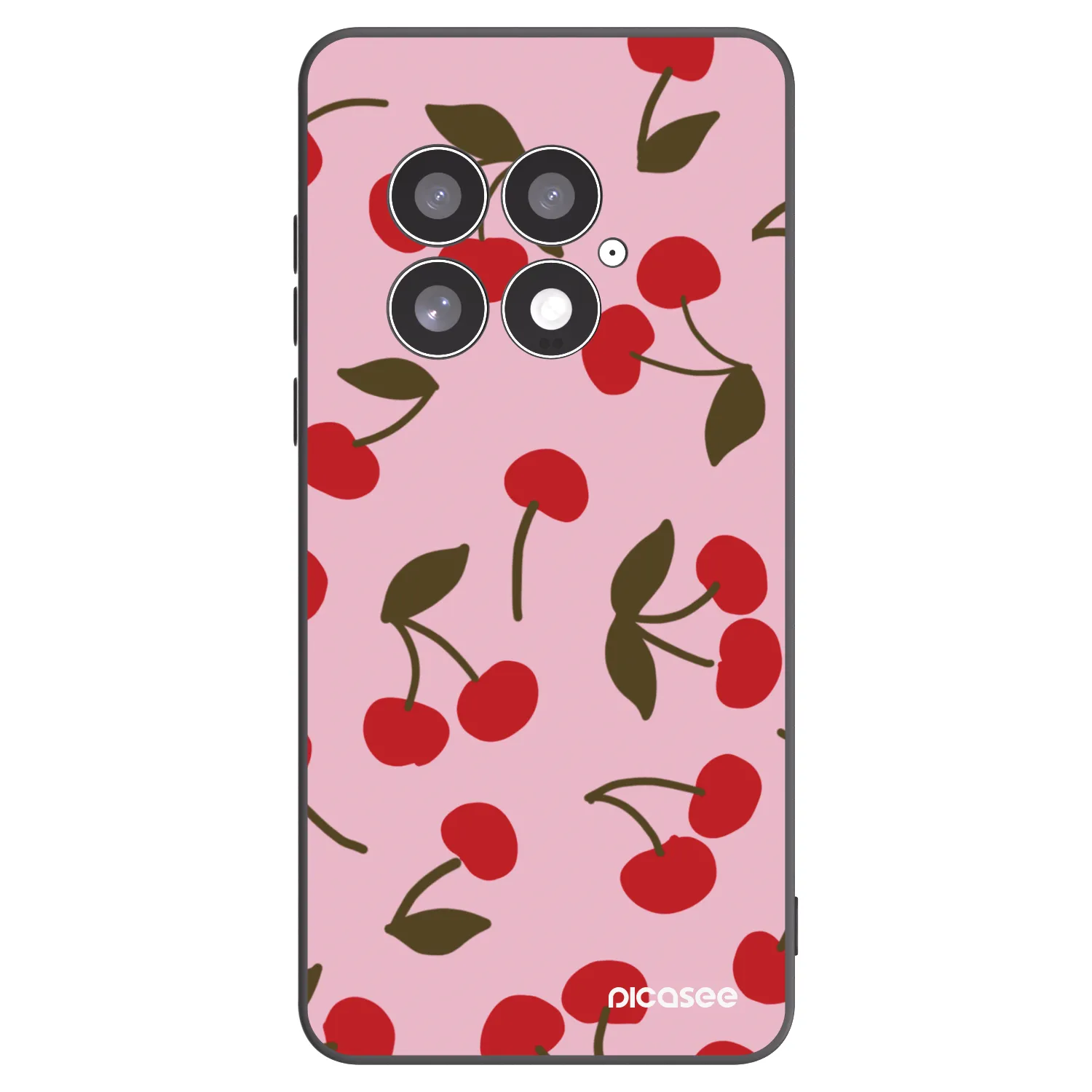 Picasee silikónový čierny obal pre OnePlus 13 5G - Cherry