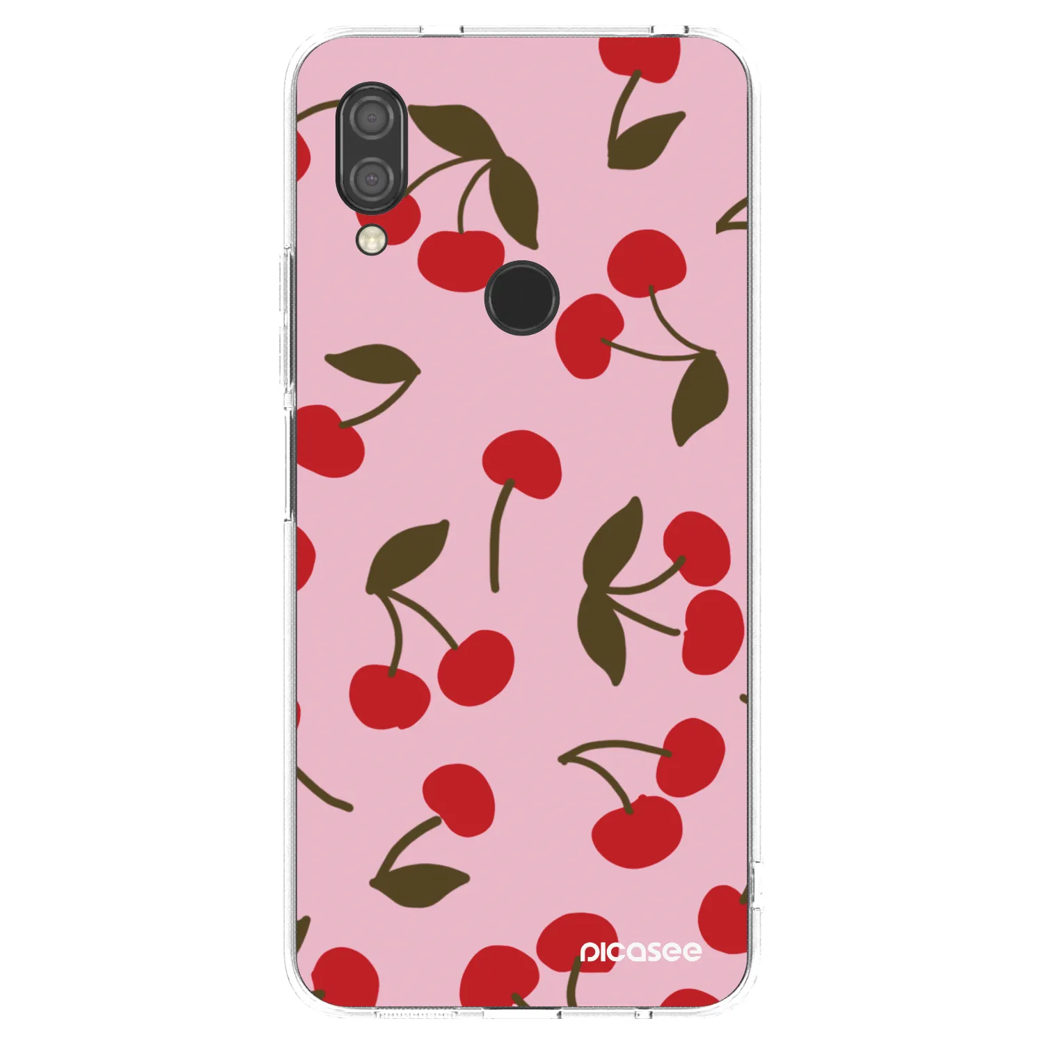 Picasee silikónový prehľadný obal pre Xiaomi Redmi 7 - Cherry