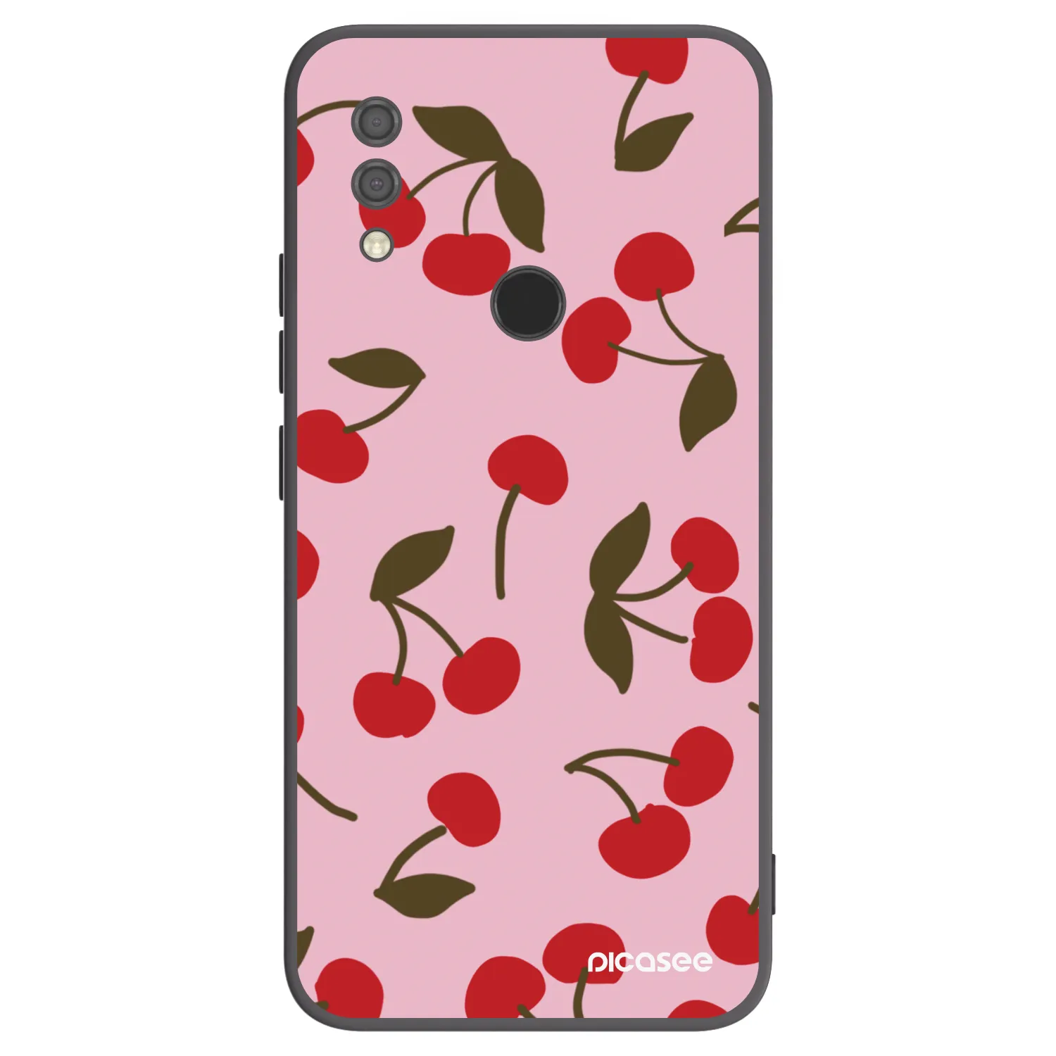 Picasee silikónový čierny obal pre Xiaomi Redmi 7 - Cherry