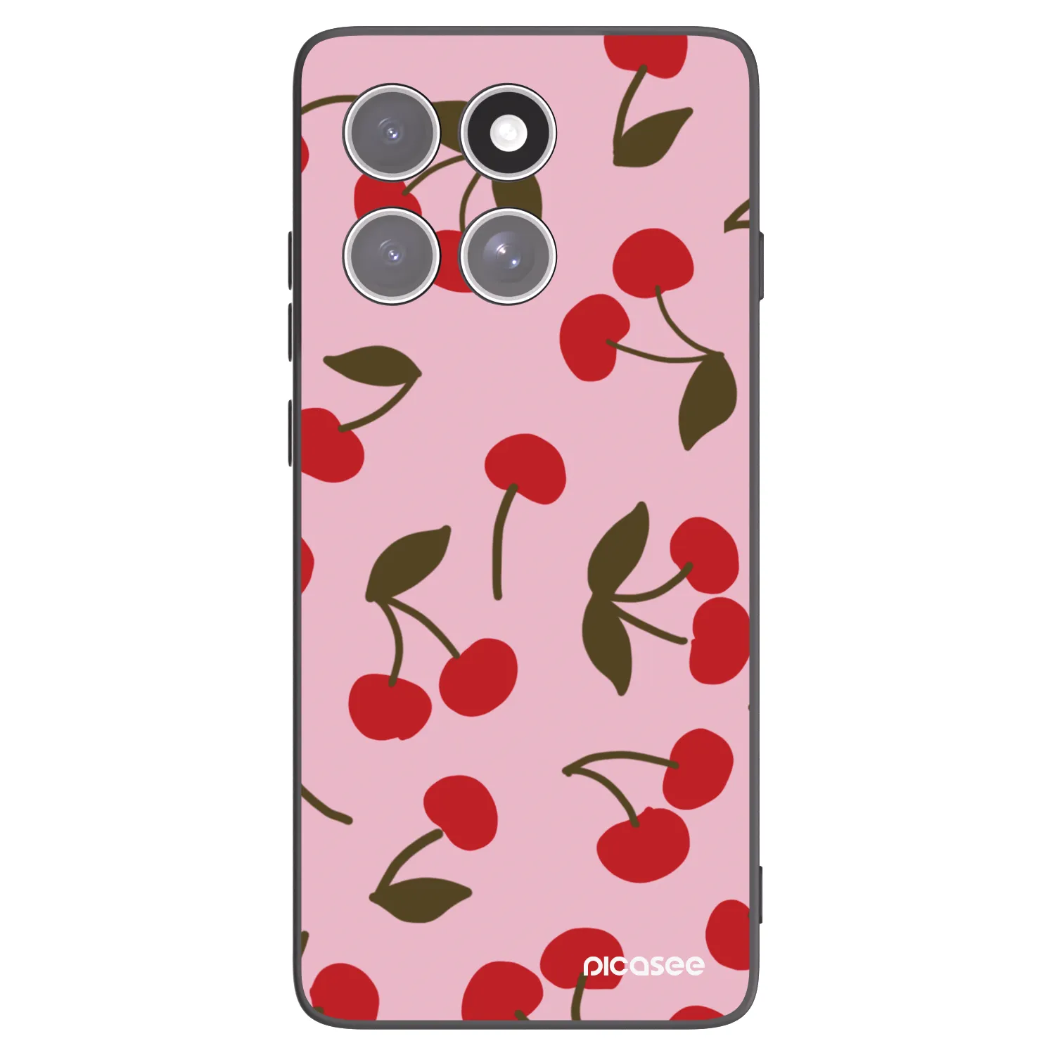 Picasee silikónový čierny obal pre Motorola Edge 60 Pro - Cherry