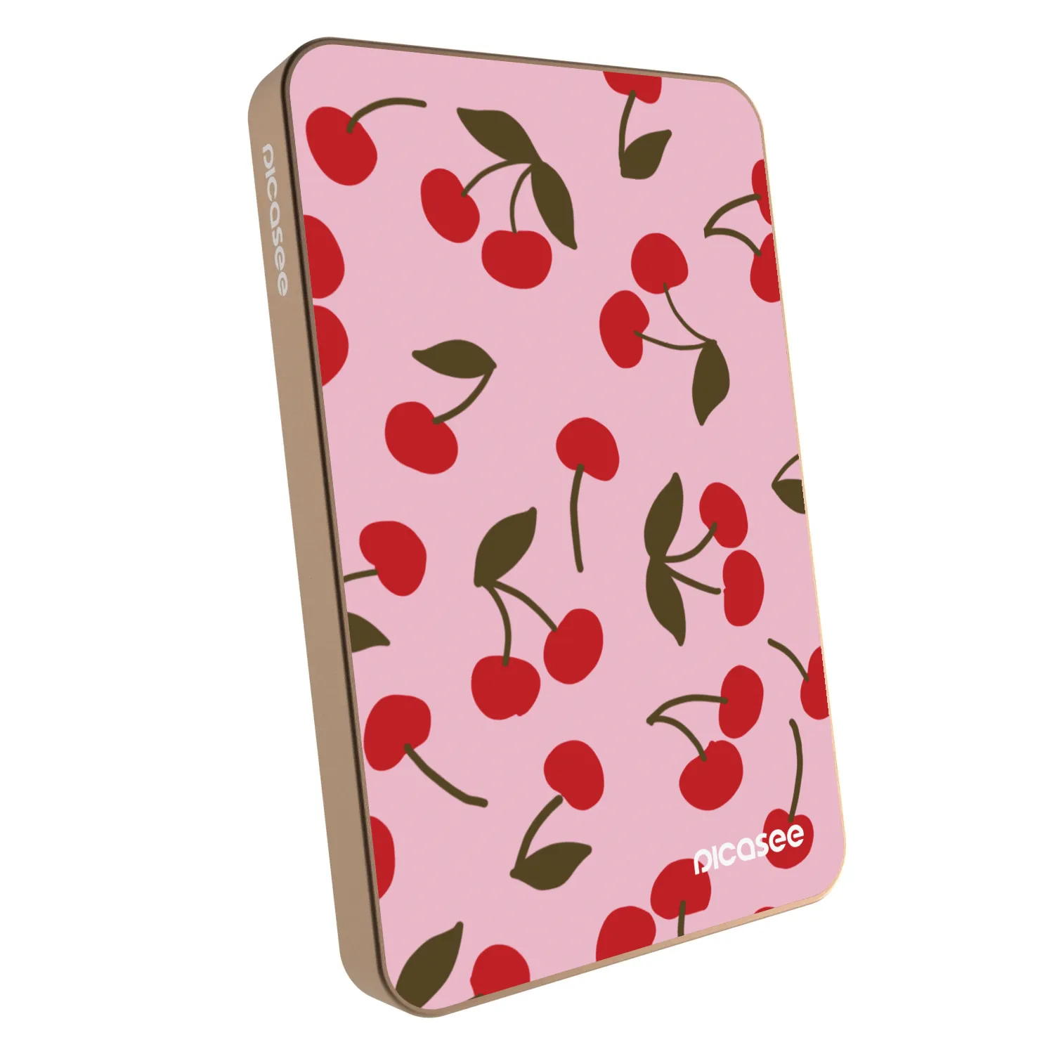 Picasee Powerbanka s MagSafe 5 000 mAh Zlatá - Cherry