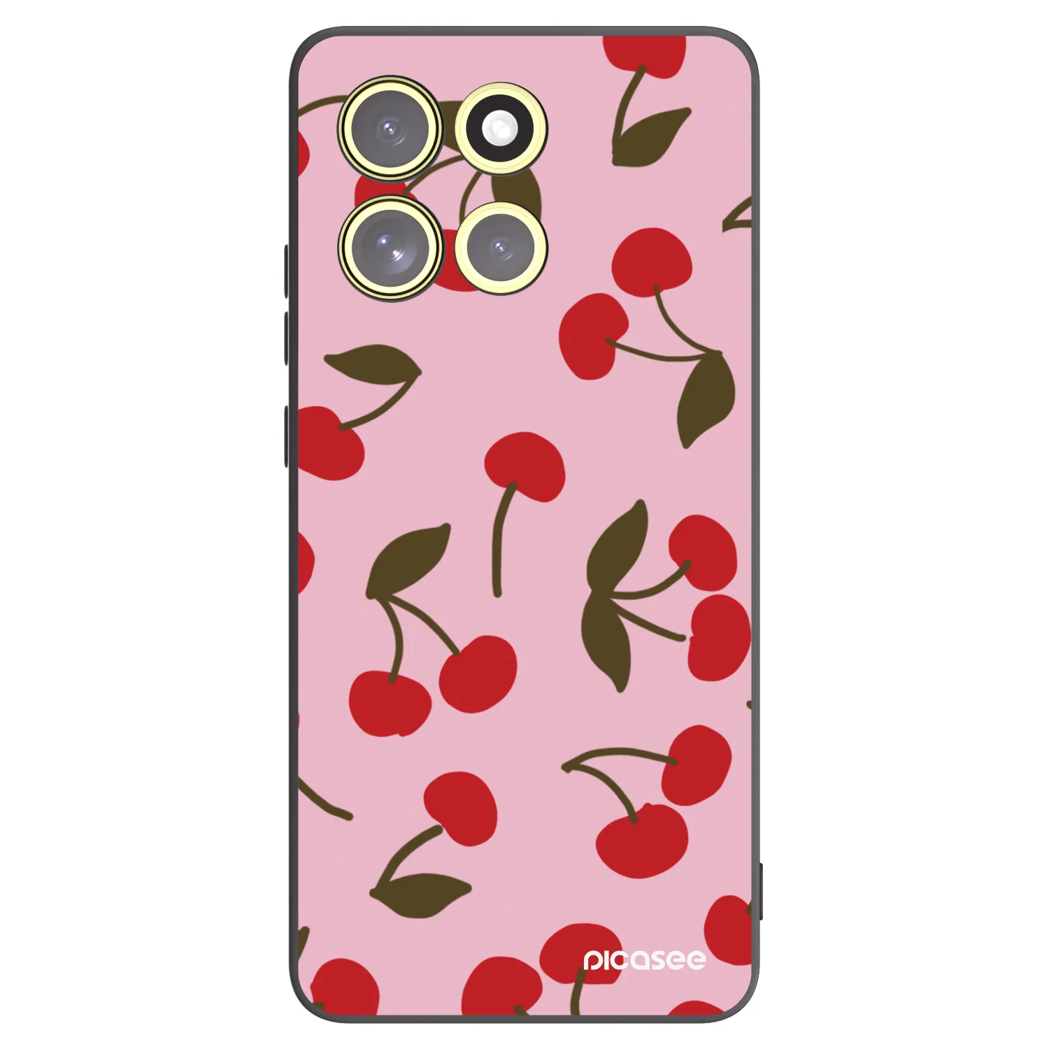 Picasee silikónový čierny obal pre Motorola Moto G86 5G - Cherry