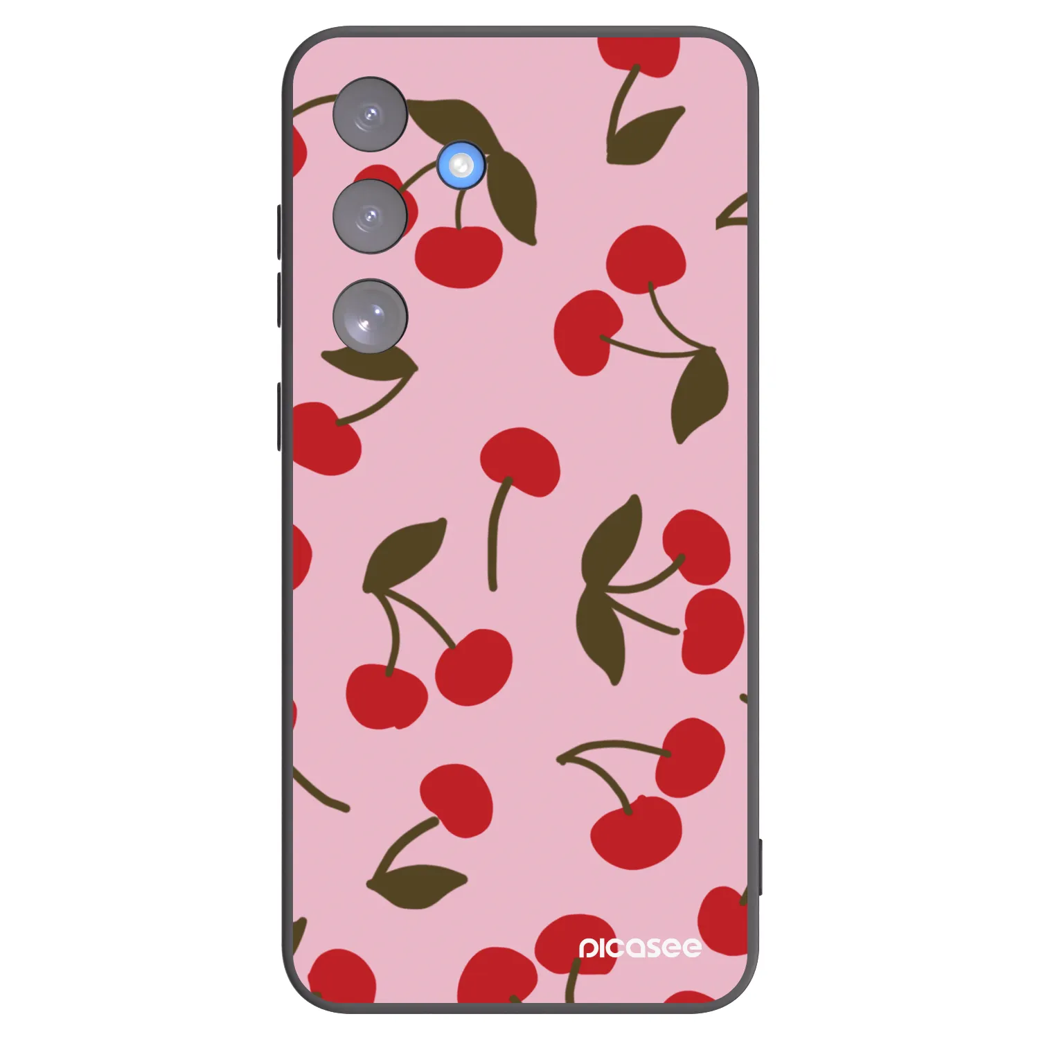 Picasee silikónový čierny obal pre Samsung Galaxy S25 FE 5G - Cherry