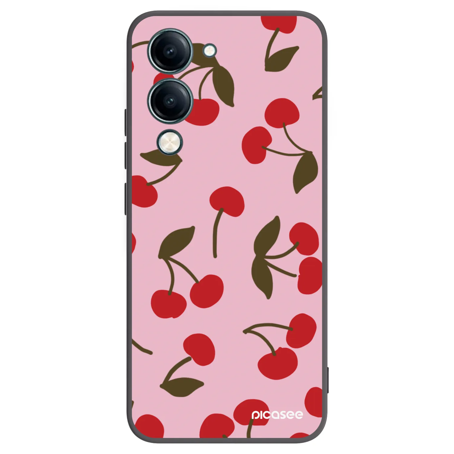 Picasee silikónový čierny obal pre Vivo Y29s 5G - Cherry