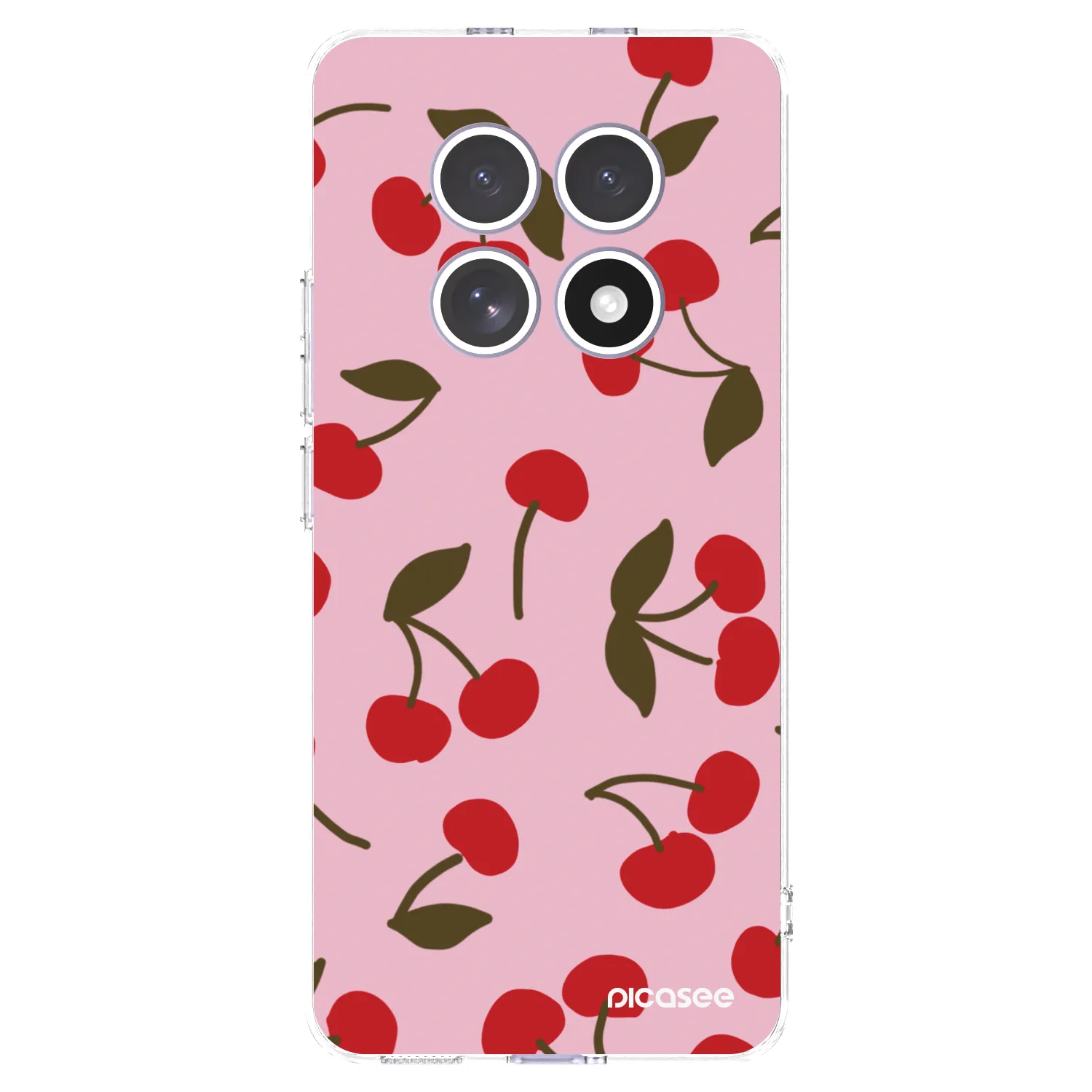 Picasee silikónový prehľadný obal pre Xiaomi Redmi Note 15 4G - Cherry