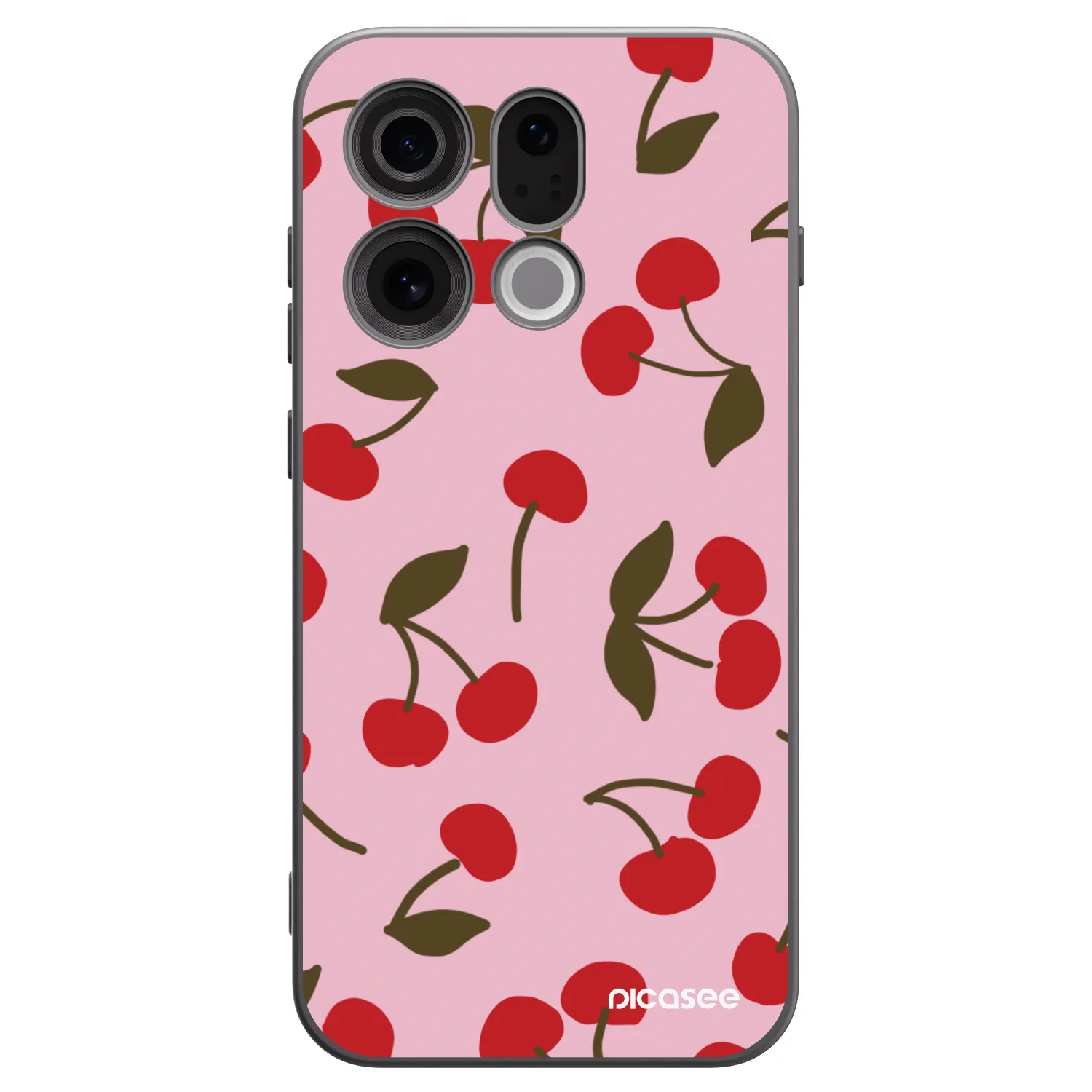 Picasee silikónový čierny obal pre OPPO Find X9 - Cherry