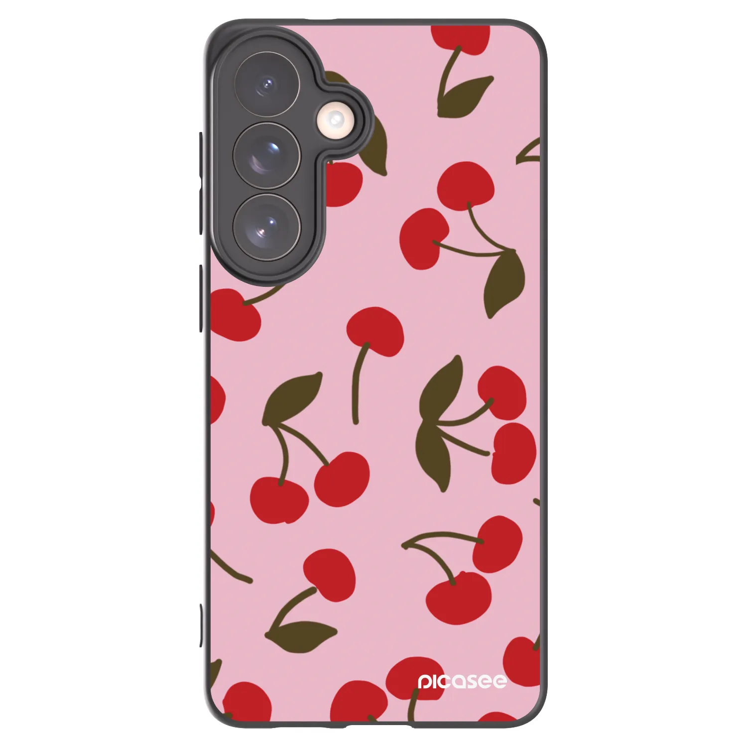Picasee silikónový čierny obal pre Samsung Galaxy S26+ - Cherry