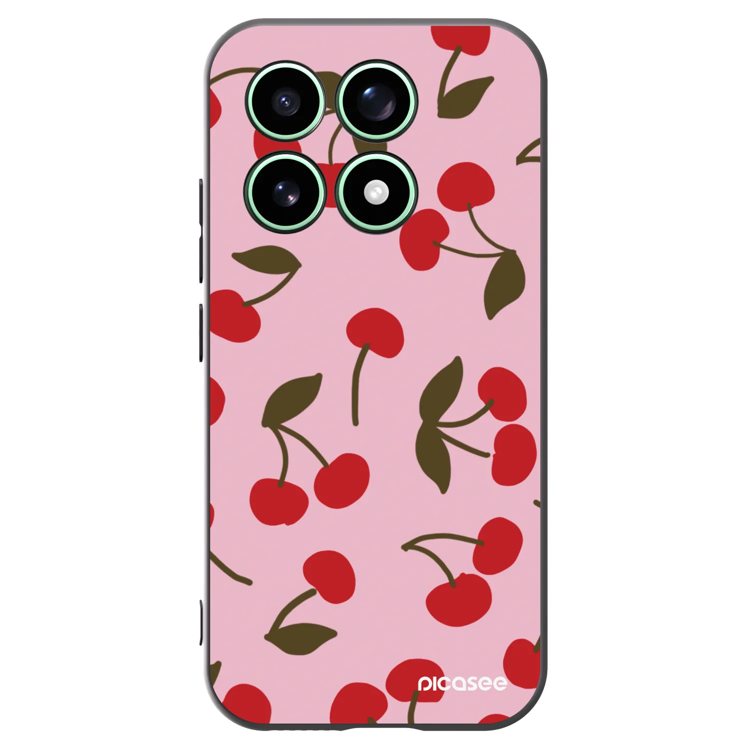 Picasee silikónový čierny obal pre Xiaomi 17 - Cherry