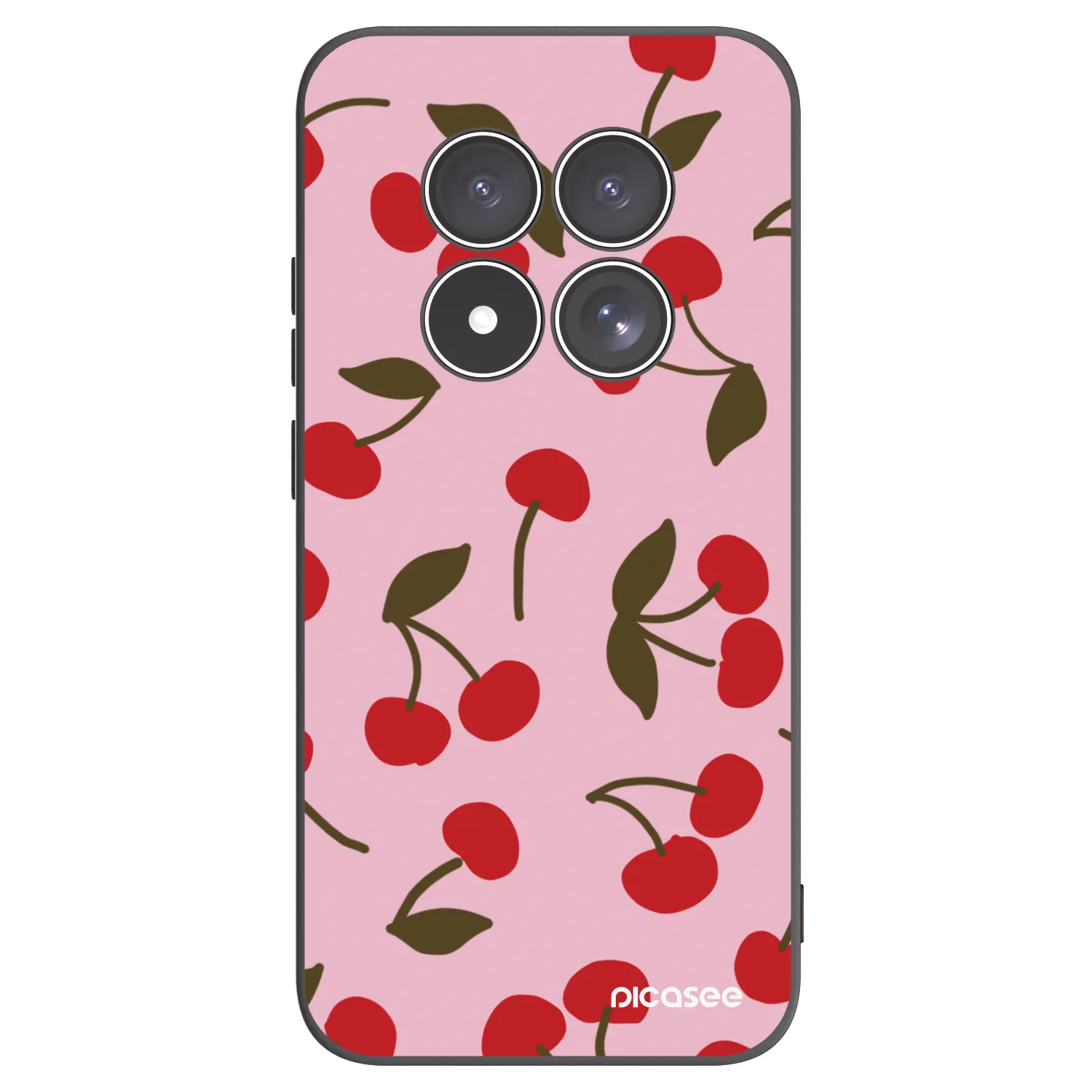 Picasee silikónový čierny obal pre Xiaomi Redmi Note 15 Pro 5G - Cherry