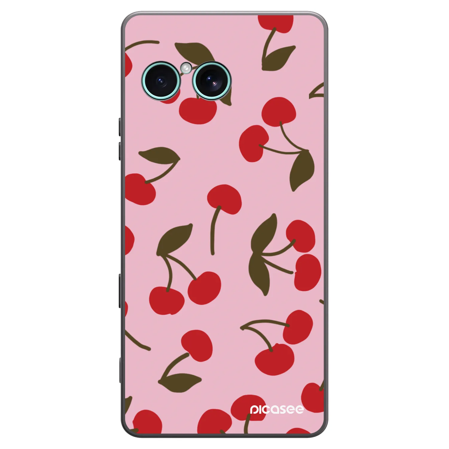 Picasee silikónový čierny obal pre Sony Xperia 10 VII - Cherry