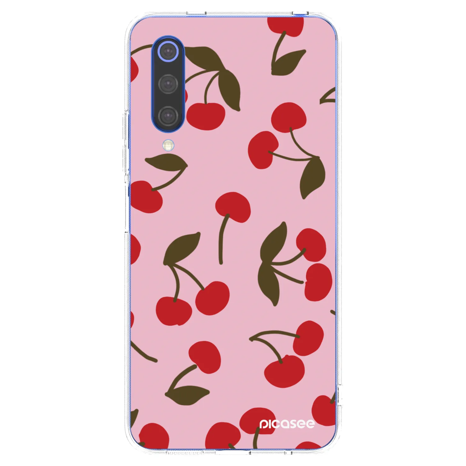 Picasee silikónový prehľadný obal pre Xiaomi Mi 9 SE - Cherry