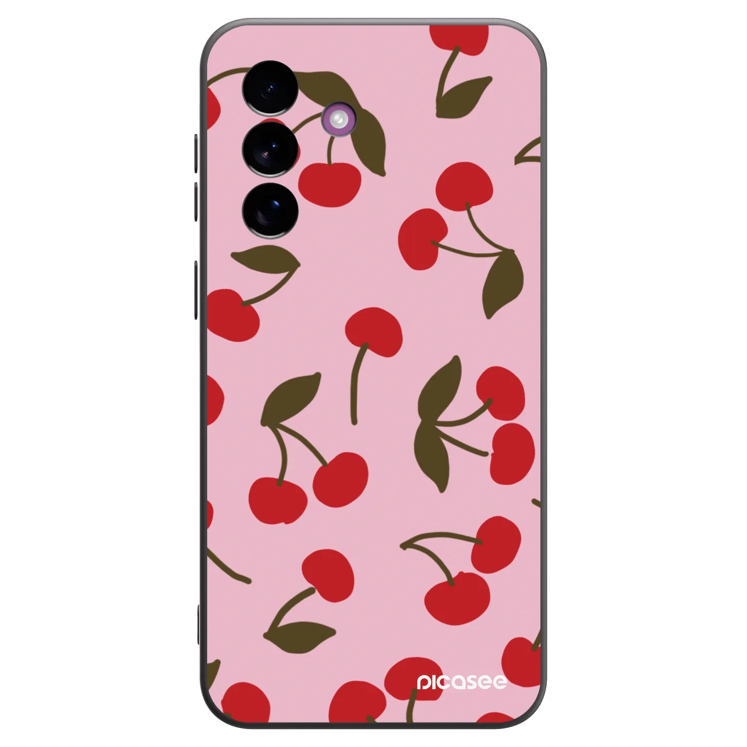 Picasee silikónový čierny obal pre Samsung Galaxy A37 - Cherry