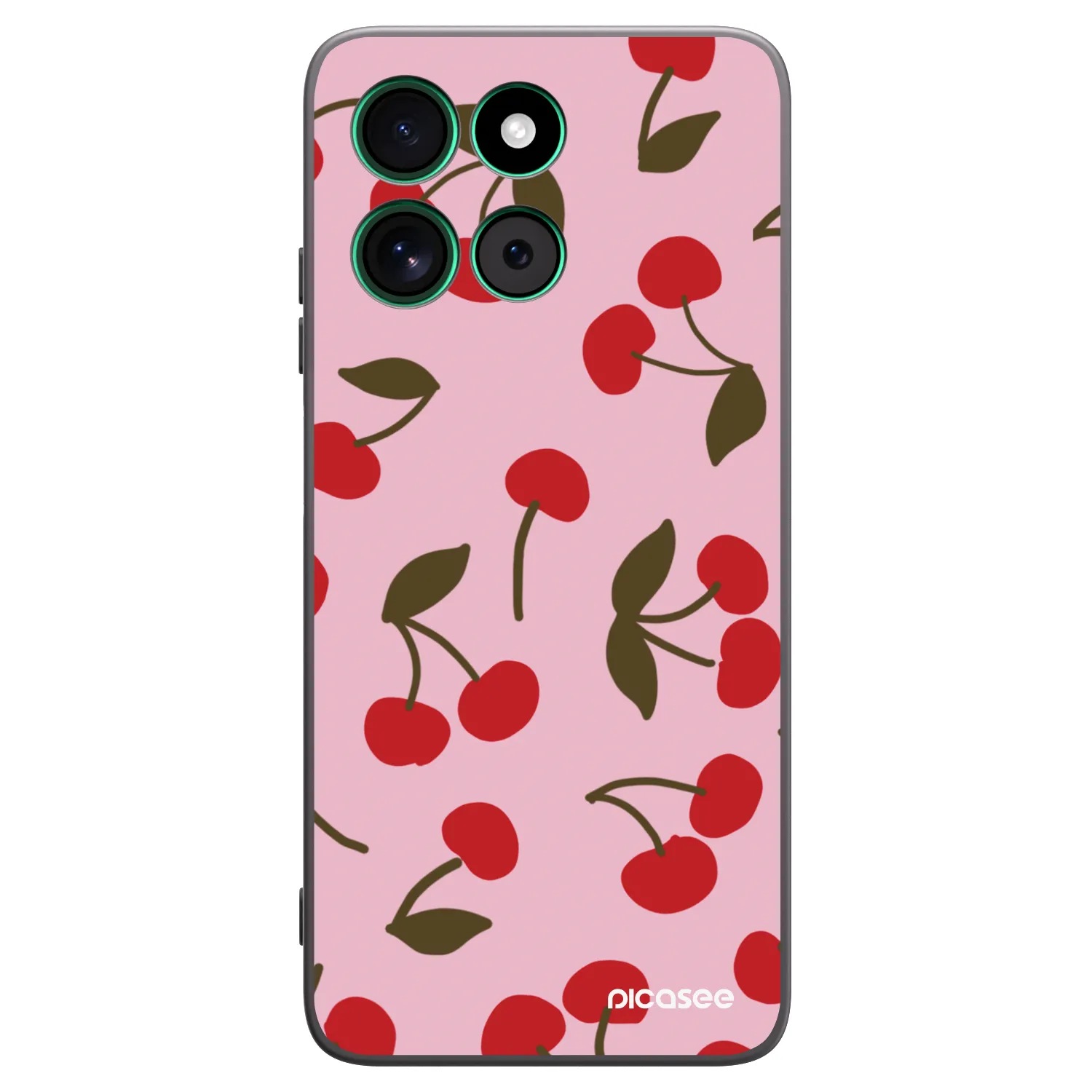 Picasee silikónový čierny obal pre Motorola Moto G57 Power - Cherry