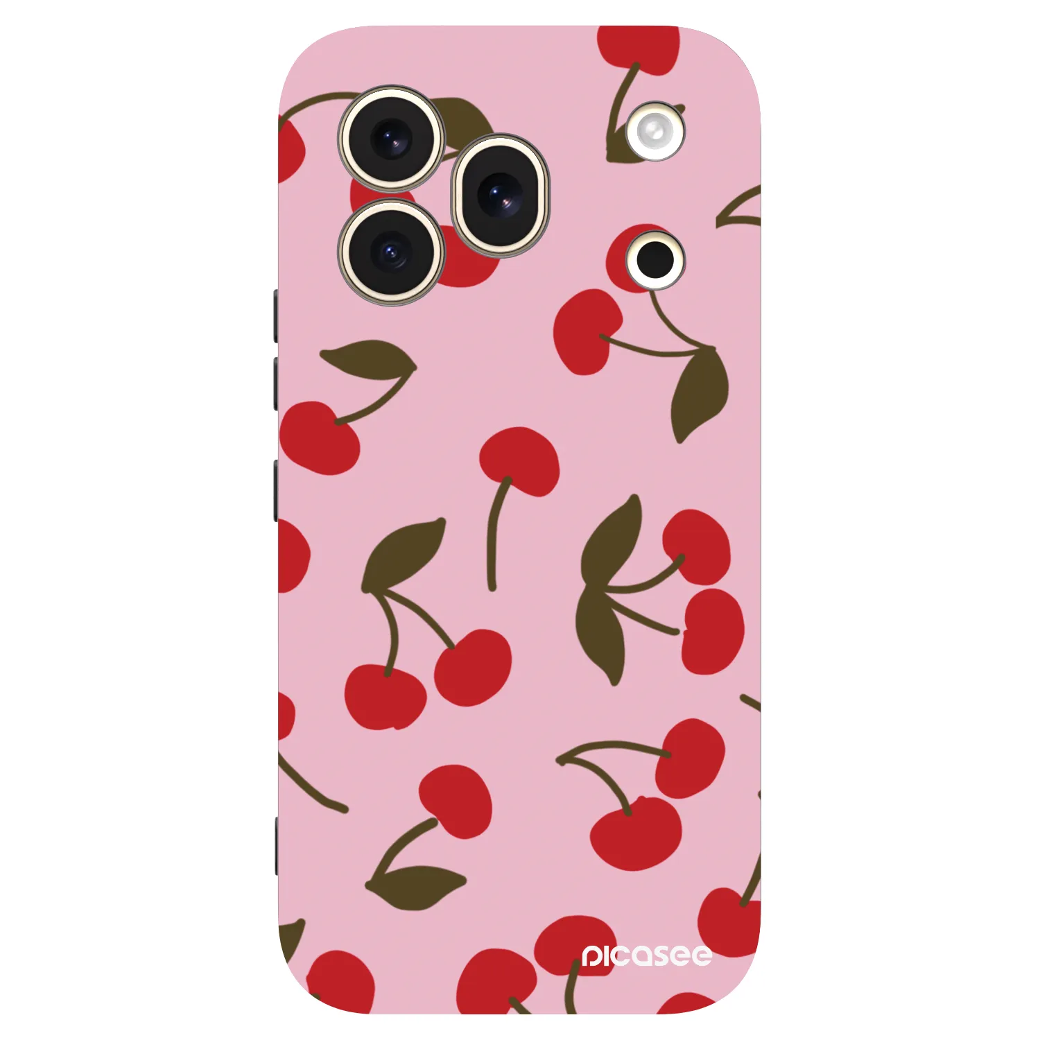 Picasee silikónový čierny obal pre Honor 600 Pro - Cherry