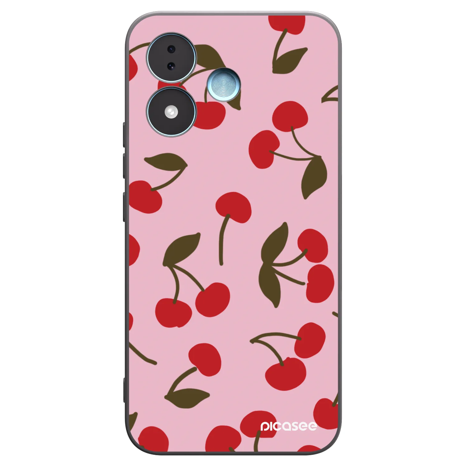 Picasee silikónový čierny obal pre Xiaomi Redmi Note 17 5G - Cherry