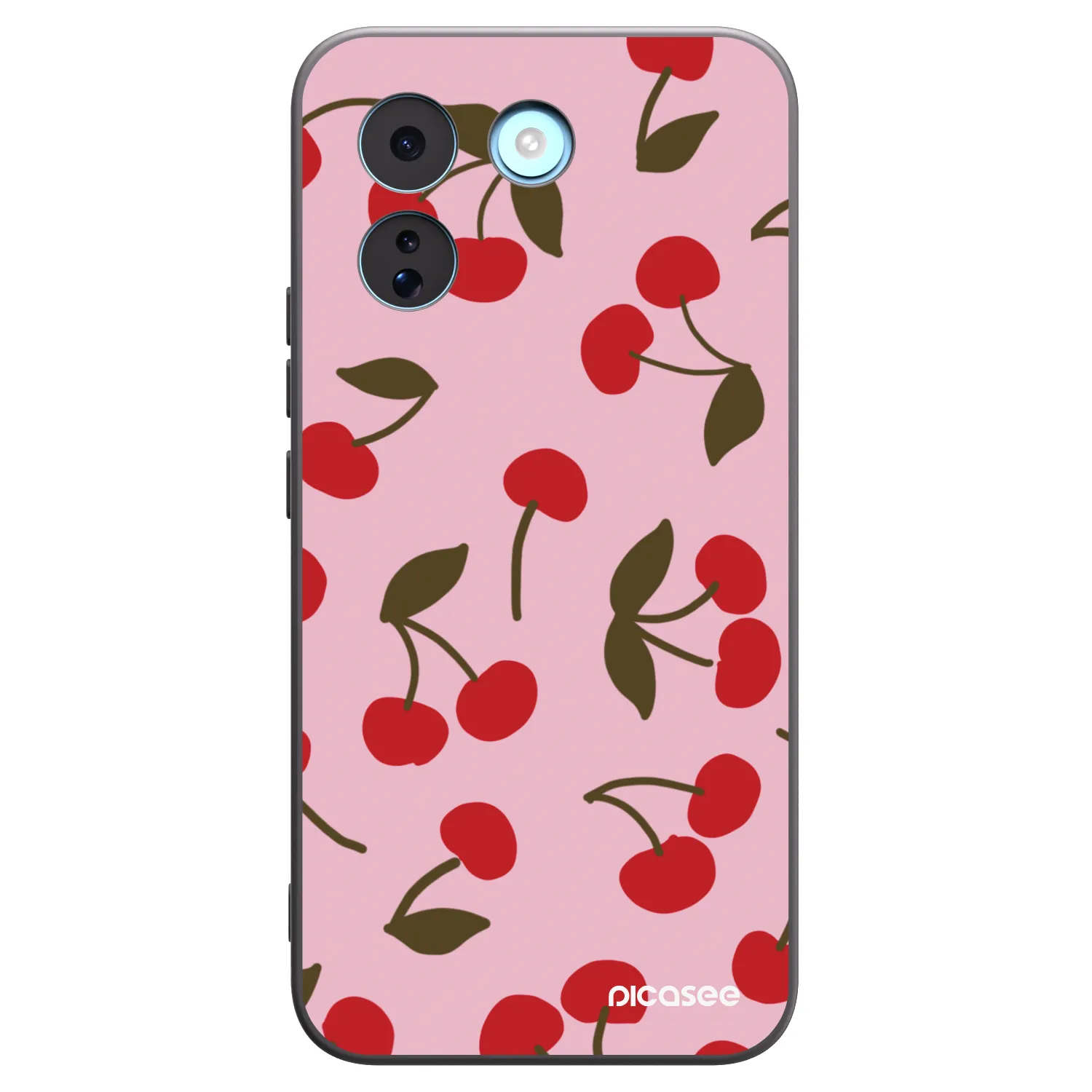 Picasee silikónový čierny obal pre Xiaomi Redmi Note 17 Pro MAX 5G - Cherry