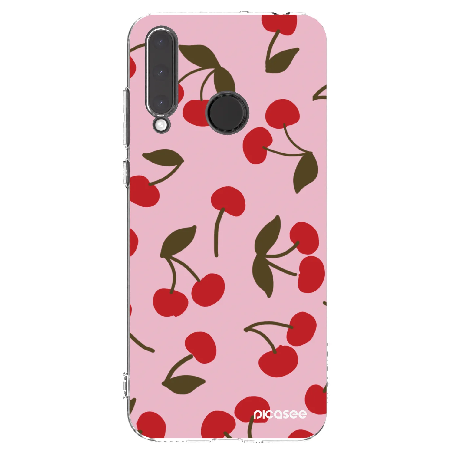 Picasee silikónový prehľadný obal pre Honor 20 Lite - Cherry