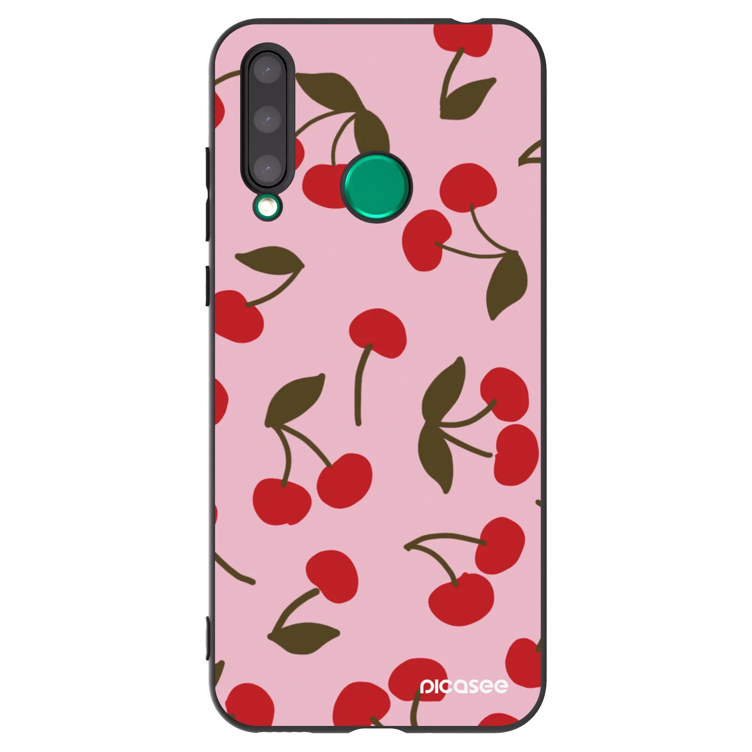 Picasee silikónový čierny obal pre Honor 20 Lite - Cherry