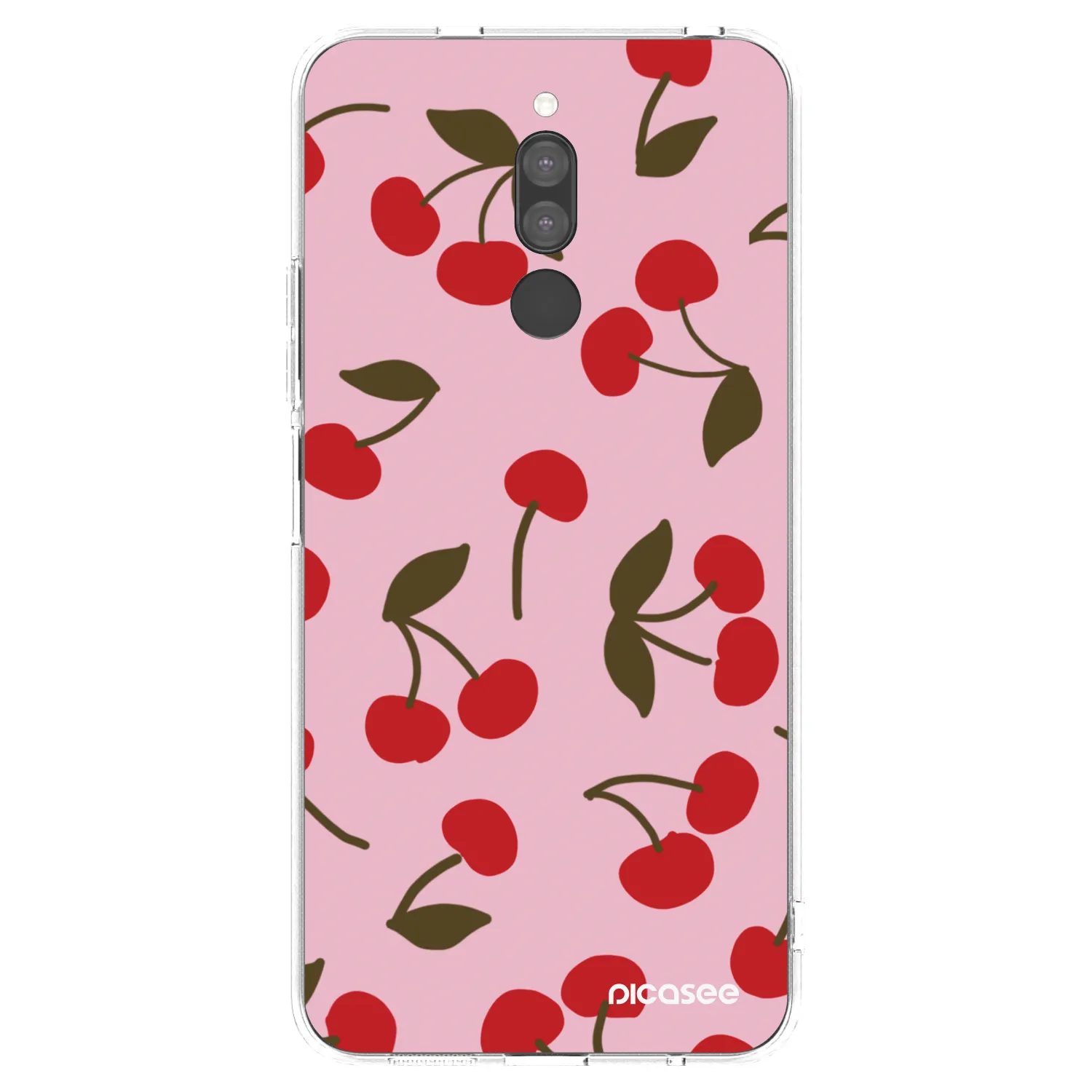 Picasee silikónový prehľadný obal pre Xiaomi Redmi 8 - Cherry