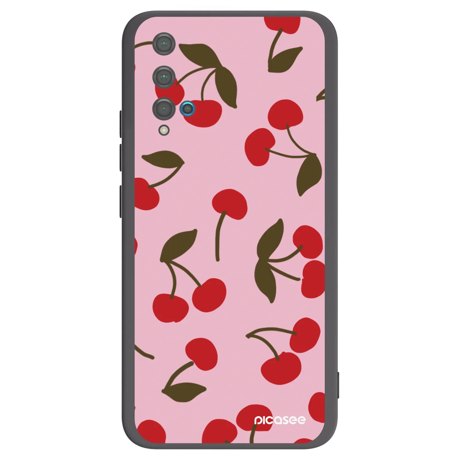Picasee silikónový čierny obal pre Huawei Nova 5T - Cherry