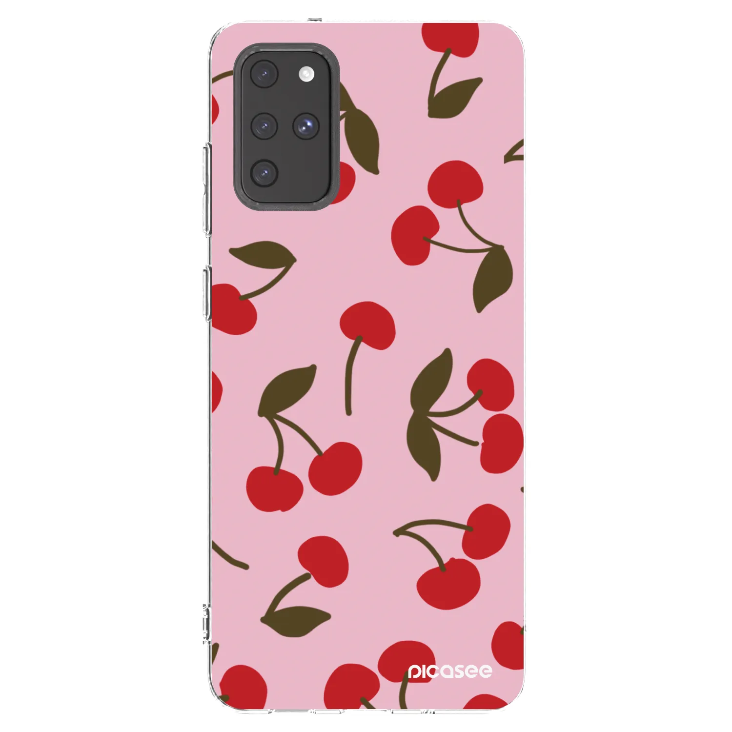 Picasee silikónový prehľadný obal pre Samsung Galaxy S20+ G985F - Cherry