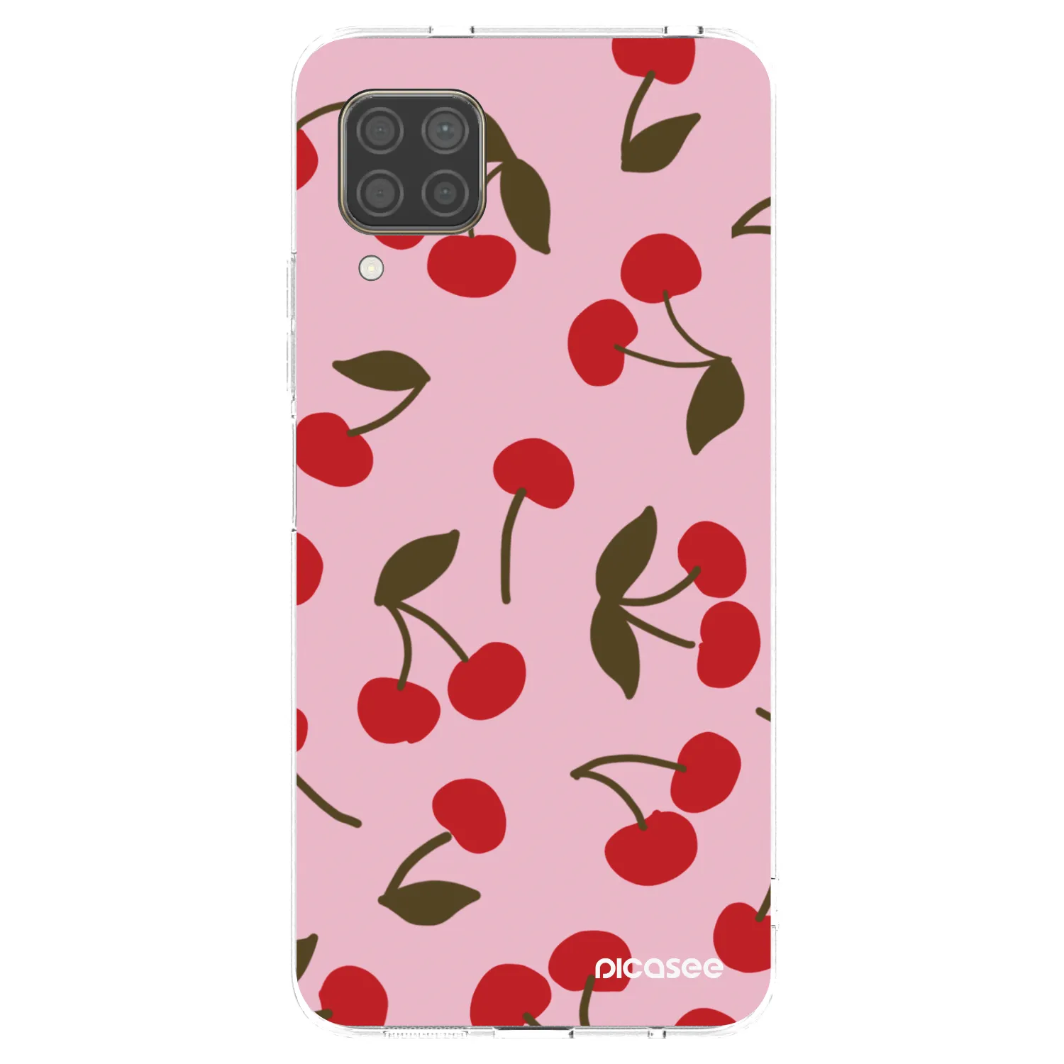 Picasee silikónový prehľadný obal pre Huawei P40 Lite - Cherry