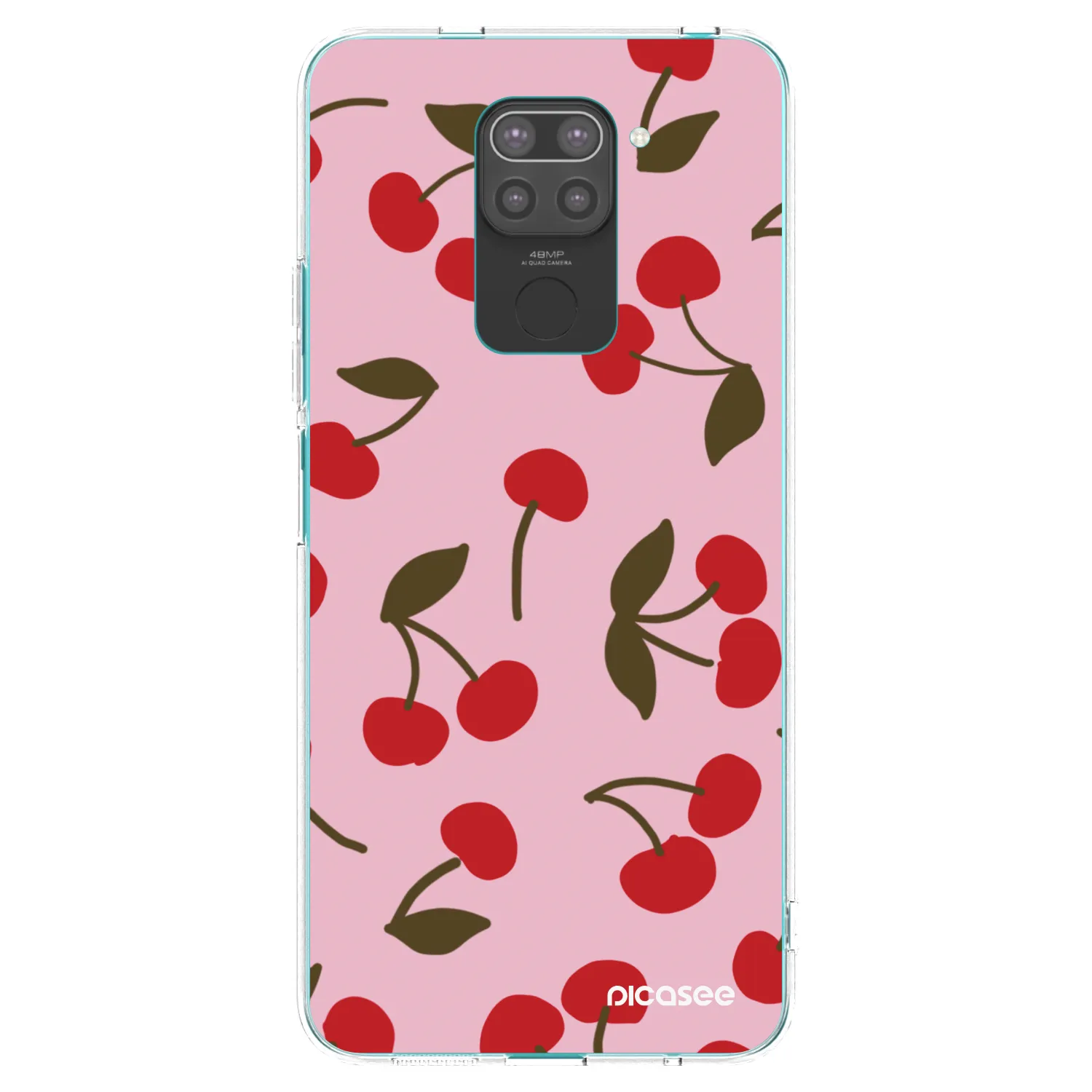 Picasee silikónový čierny obal pre Xiaomi Redmi Note 9 - Cherry