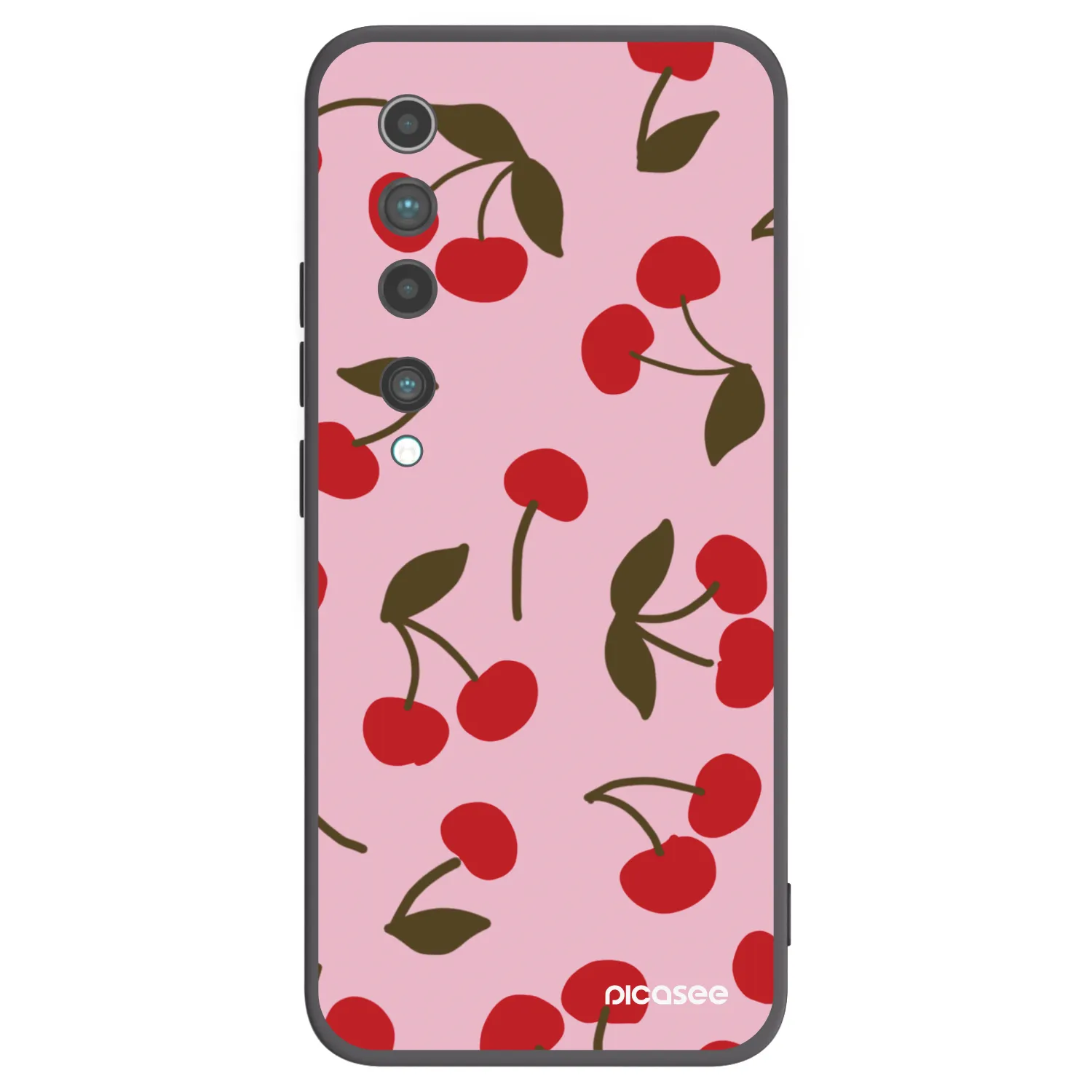 Picasee silikónový čierny obal pre Xiaomi Mi 10 - Cherry