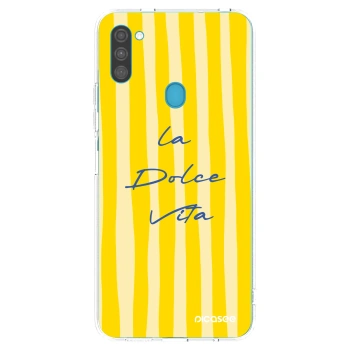 Picasee silikónový prehľadný obal pre Samsung Galaxy M11 - Ladolcevita