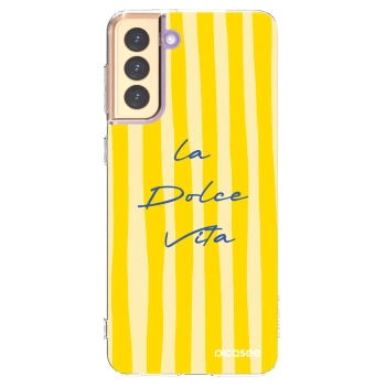 Picasee silikónový prehľadný obal pre Samsung Galaxy S21+ 5G G996F - Ladolcevita