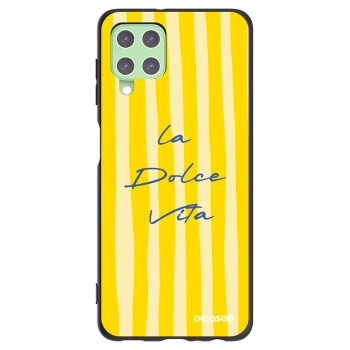 Picasee silikónový čierny obal pre Samsung Galaxy A22 A225F 4G - Ladolcevita
