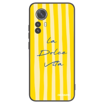Picasee silikónový čierny obal pre Xiaomi 12 Pro - Ladolcevita