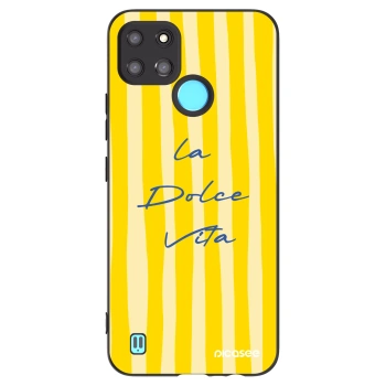 Picasee silikónový čierny obal pre Realme C21Y - Ladolcevita
