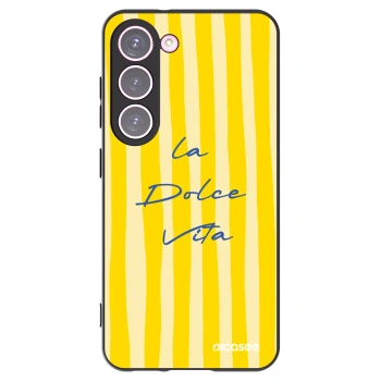 Picasee silikónový čierny obal pre Samsung Galaxy S23 5G - Ladolcevita