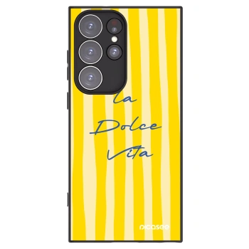 Picasee silikónový čierny obal pre Samsung Galaxy S23 Ultra 5G - Ladolcevita