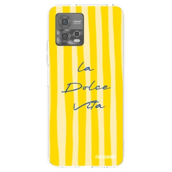 Picasee silikónový prehľadný obal pre Motorola Moto G72 - Ladolcevita