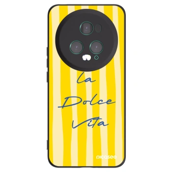Picasee silikónový čierny obal pre Honor Magic5 Pro - Ladolcevita