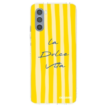 Picasee silikónový prehľadný obal pre Motorola Moto G62 - Ladolcevita