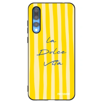 Picasee silikónový čierny obal pre Huawei P20 Pro - Ladolcevita