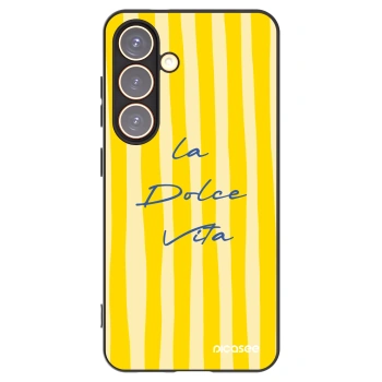 Picasee silikónový čierny obal pre Samsung Galaxy S24 S921B 5G - Ladolcevita
