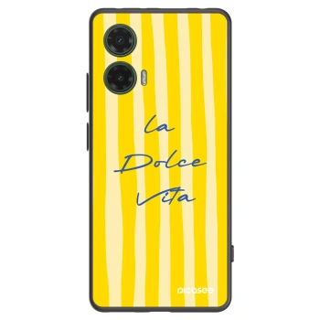 Picasee silikónový čierny obal pre Motorola Moto G35 5G - Ladolcevita