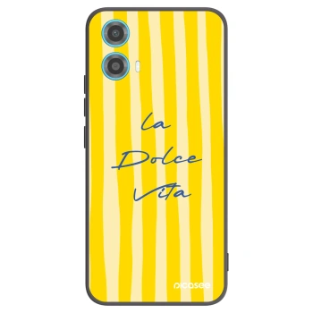 Picasee silikónový čierny obal pre Motorola Moto G34 5G - Ladolcevita