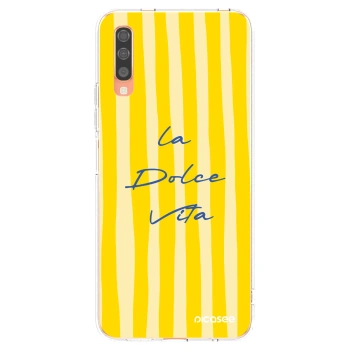Picasee silikónový prehľadný obal pre Samsung Galaxy A70 A705F - Ladolcevita