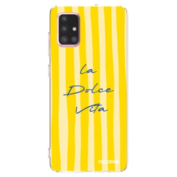 Picasee silikónový prehľadný obal pre Samsung Galaxy A71 A715F - Ladolcevita